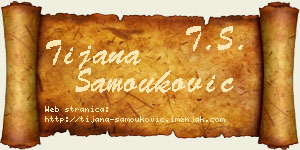 Tijana Samouković vizit kartica
